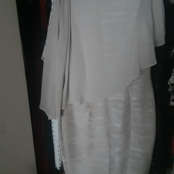 A frank Lyman dress dress with a chiffon overlay .never worn, but my  tag is off - Picture 4 of 4